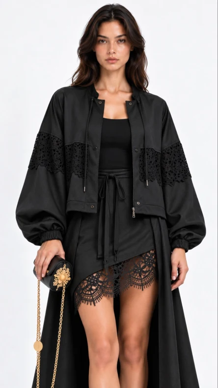 Dantelli Bomber Ceket